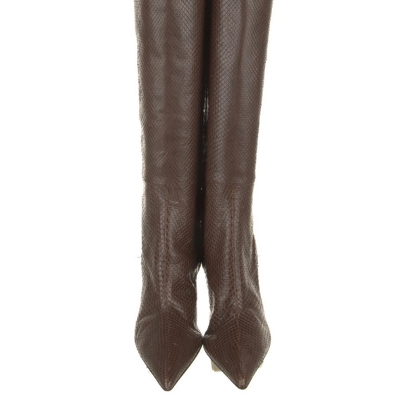 Dior Snakeskin Boots - Picture 2 of 7